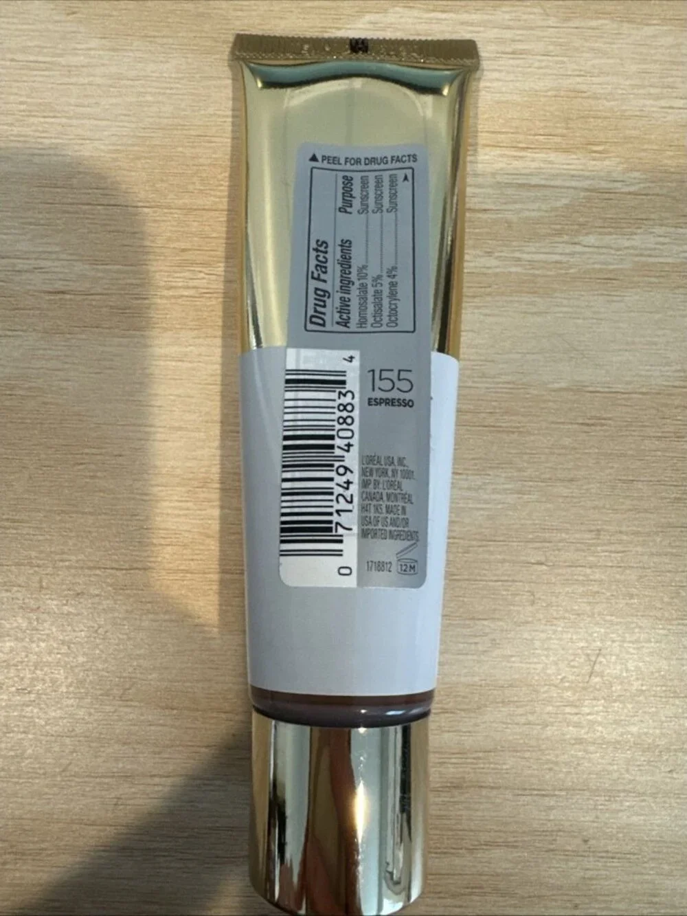Loreal Age Perfect Radiant Serum Foundation 155 Espresso SPF 50